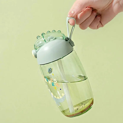 Kids Water Bottle with Straw – Portable School Cup  600ml Inviteck