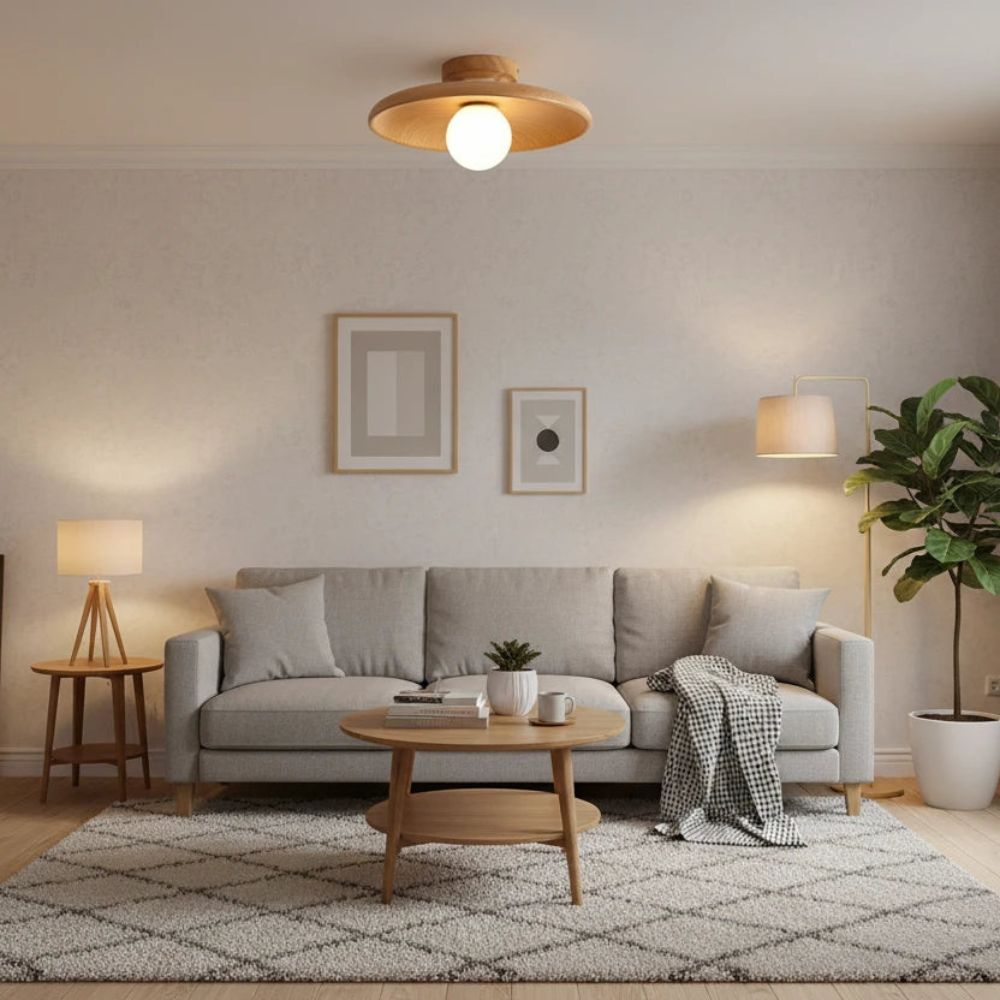 semi flush ceiling light