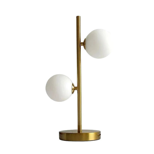 glass globe table lamp