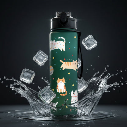 bottle water kids green