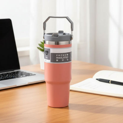 30oz Insulated Stainless Steel Travel Mug with Lid Inviteck