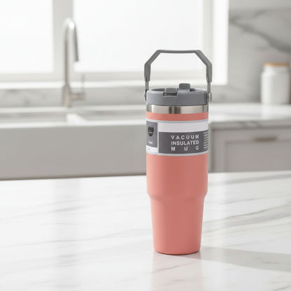 30oz Insulated Stainless Steel Travel Mug with Lid Inviteck
