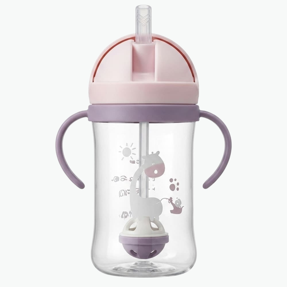 Kids Water Bottle with Straw 12 oz  Leak-Proof BPA Free Inviteck