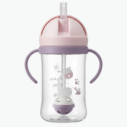Kids Water Bottle with Straw 12 oz  Leak-Proof BPA Free Inviteck