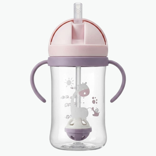Kids Water Bottle with Straw 12 oz  Leak-Proof BPA Free Inviteck