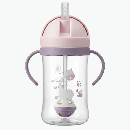 Kids Water Bottle with Straw 12 oz  Leak-Proof BPA Free Inviteck