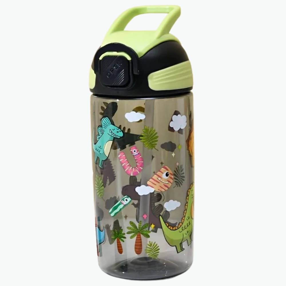 20oz Dinosaur PC Plastic Water Bottle with Handle Inviteck