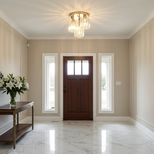 semi flush mount ceiling light