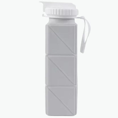 21oz Square Silicone Foldable Water Bottle Inviteck