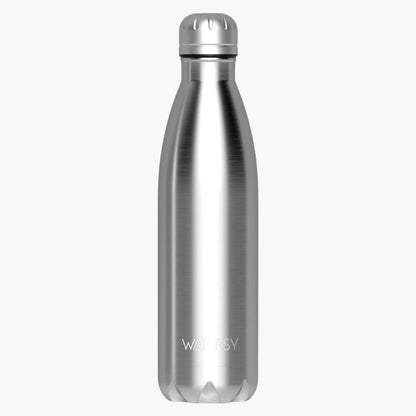 WATERSY Insulated Stainless Steel Water Bottle 17 oz – Vacuum Flask, Leak-Proof