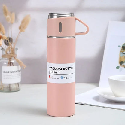 16.9oz Stainless Steel Vacuum Insulated Bottle Thermal Coffee Inviteck