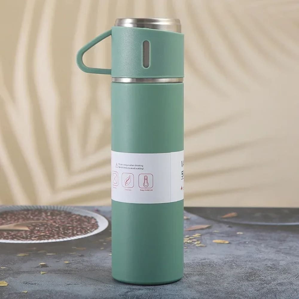 16.9oz Stainless Steel Vacuum Insulated Bottle Thermal Coffee Inviteck