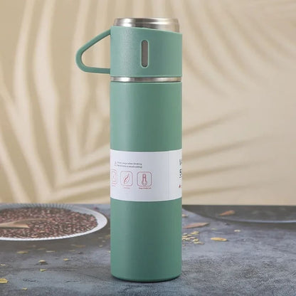 16.9oz Stainless Steel Vacuum Insulated Bottle Thermal Coffee Inviteck