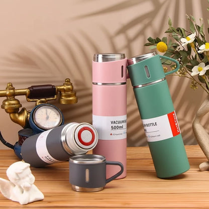 16.9oz Stainless Steel Vacuum Insulated Bottle Thermal Coffee Inviteck