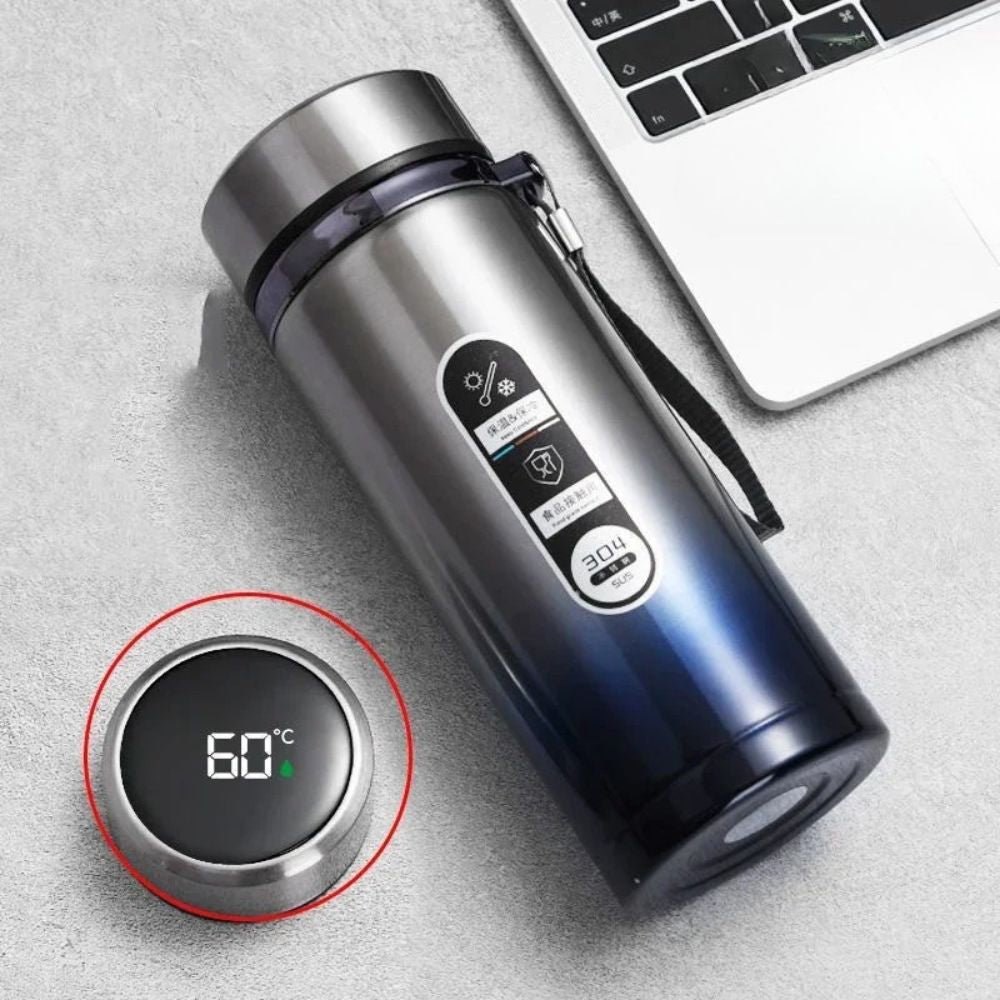 27oz Smart Insulated Water Bottle with LED Temperature Display Inviteck