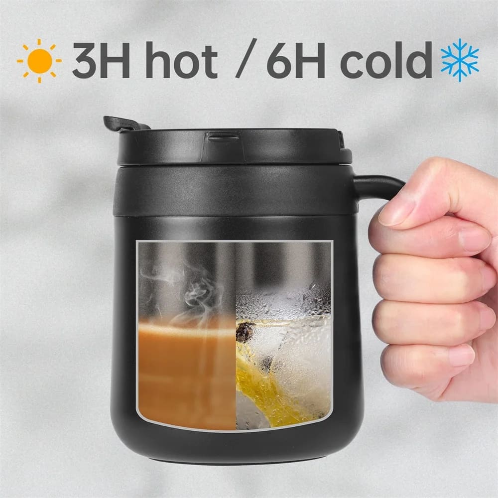 11.8oz Stainless Steel Insulated Coffee Mug with Handle Inviteck