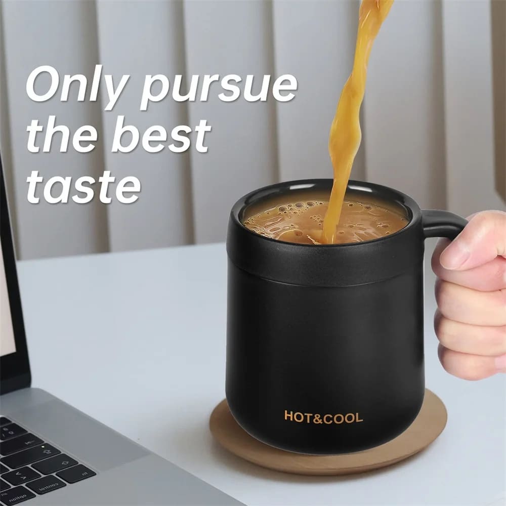 11.8oz Stainless Steel Insulated Coffee Mug with Handle Inviteck