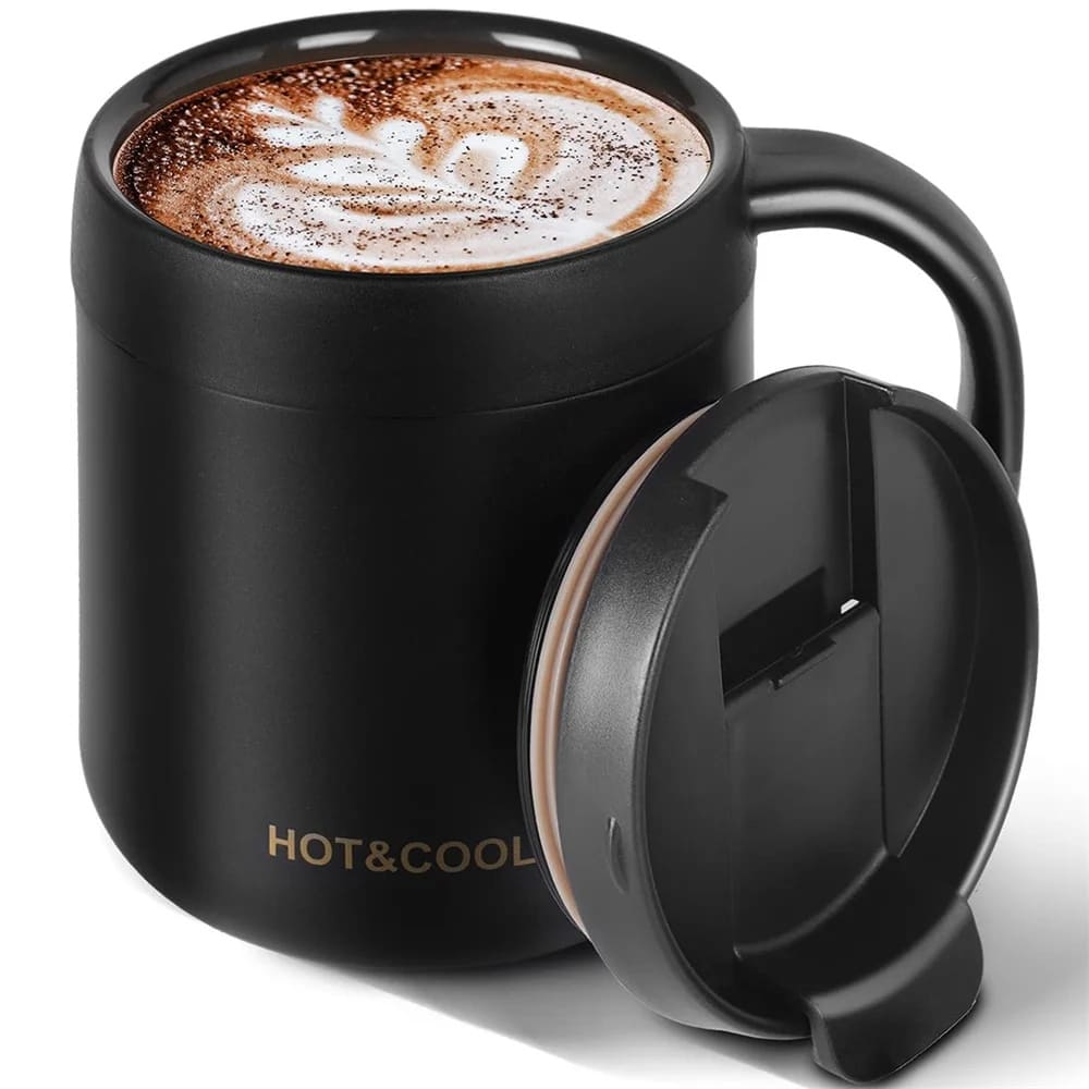 11.8oz Stainless Steel Insulated Coffee Mug with Handle Inviteck