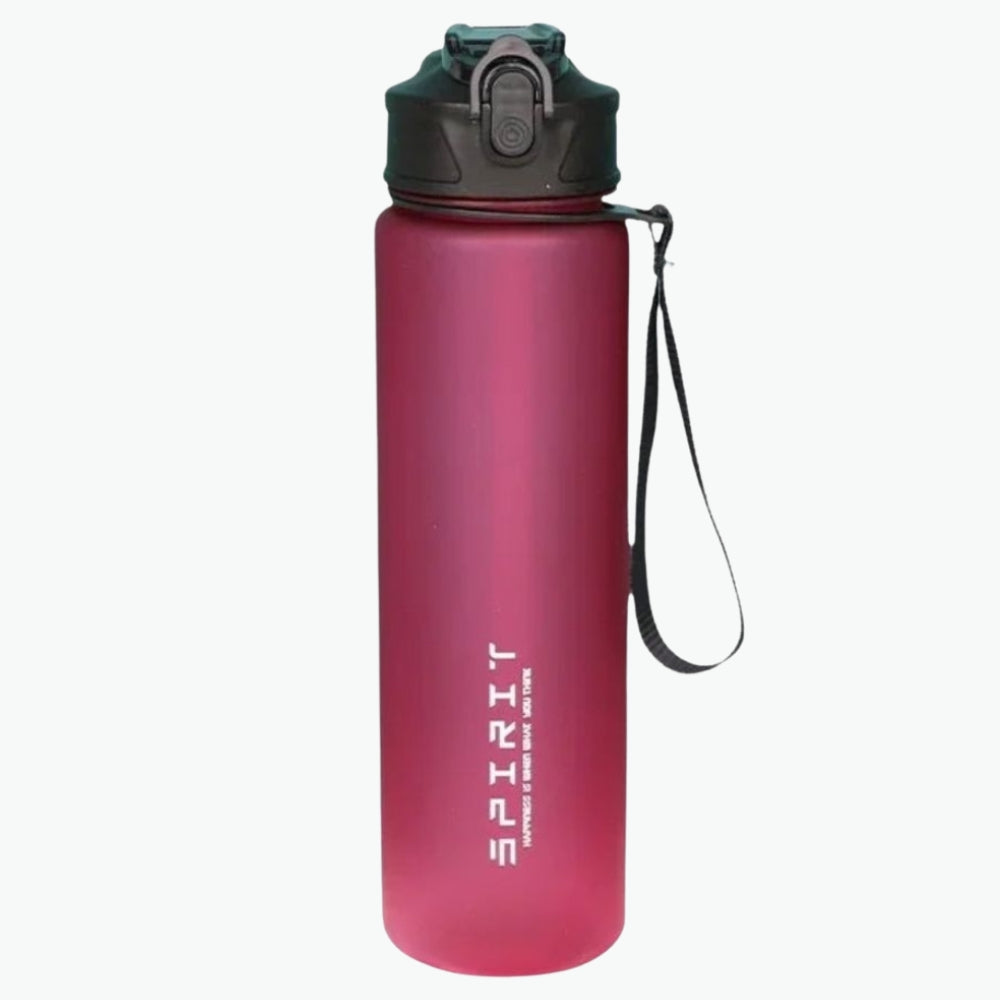 Simbuid Sports Water Bottle 25 oz with Straw  Leak-Proof BPA Free